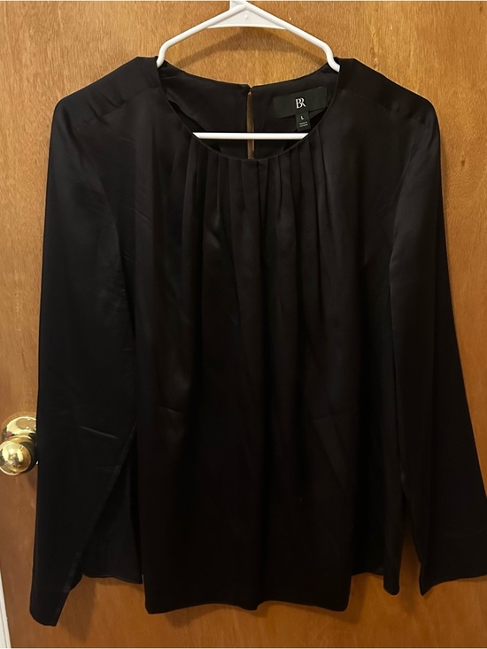 Banana Republic Tops - Banana Republic Black Pleated Blouse